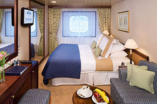 Oceanview cabin on Azamara Quest