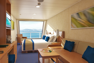Oceanview cabin on Carnival Sunrise