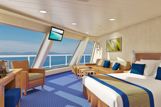 Oceanview cabin on Carnival Sunrise