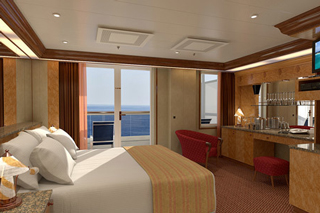 Balcony cabin on Carnival Sunrise