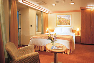 Balcony cabin on Carnival Conquest