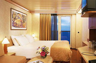 Balcony cabin on Carnival Miracle