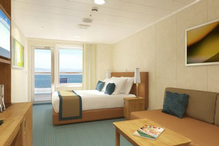 Balcony cabin on Carnival Breeze