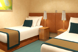 Inside cabin on Carnival Vista