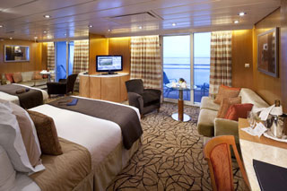 Suite cabin on Celebrity Constellation