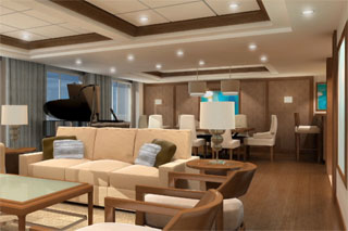 Suite cabin on Celebrity Silhouette