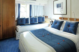 Oceanview cabin on Le Ponant