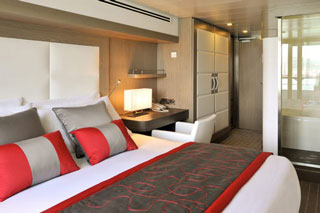 Balcony cabin on Le Soleal