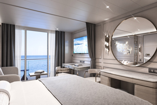 Suite cabin on Crystal Endeavor