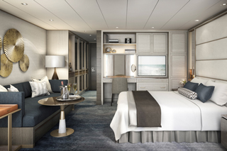 Suite cabin on Crystal Esprit