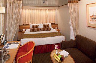 Inside cabin on Rotterdam