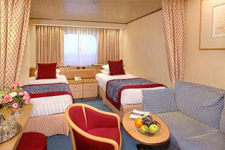 Oceanview cabin on Zaandam
