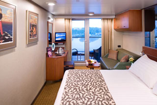 Balcony cabin on Eurodam