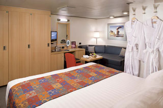 Inside cabin on Nieuw Amsterdam