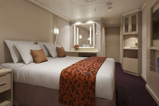 Inside cabin on Koningsdam
