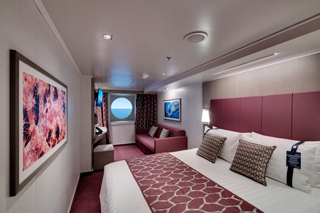 Oceanview cabin on MSC Seaview