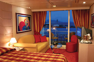 Suite cabin on MSC Opera