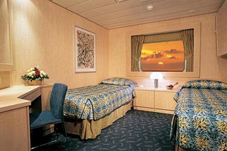 Oceanview cabin on MSC Sinfonia