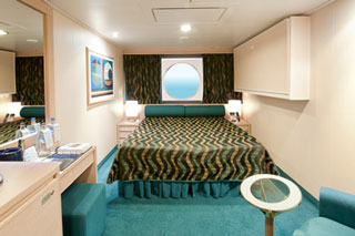 Oceanview cabin on MSC Poesia