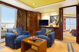 Suite cabin on MSC Fantasia