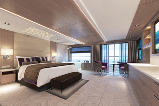 Suite cabin on Norwegian Encore