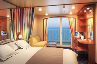 Balcony cabin on Norwegian Sun