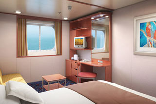 Oceanview cabin on Norwegian Sun