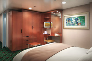 Inside cabin on Norwegian Sun