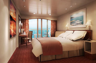 Balcony cabin on Norwegian Spirit