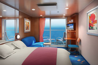 Balcony cabin on Norwegian Jewel