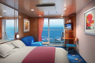 Balcony cabin on Norwegian Pearl