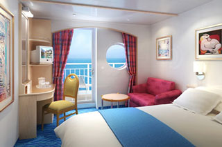 Balcony cabin on Norwegian Sky