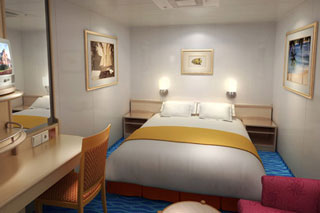 Inside cabin on Norwegian Sky