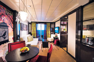 Suite cabin on Norwegian Epic