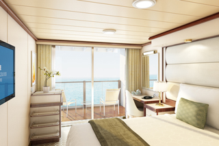 Balcony cabin on Majestic Princess