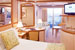 Suite cabin on Golden Princess