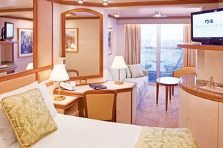 Suite cabin on Emerald Princess