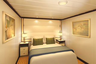 Inside cabin on Royal Princess