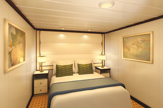 Inside cabin on Regal Princess