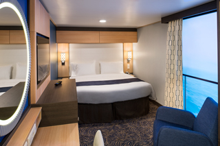 Inside cabin on Spectrum of the Seas
