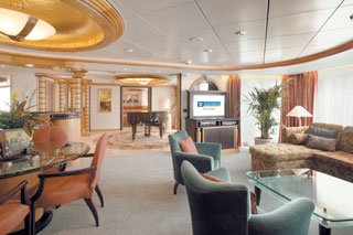 Suite cabin on Explorer of the Seas