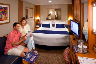Inside cabin on Radiance of the Seas
