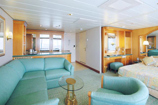 Suite cabin on Rhapsody of the Seas