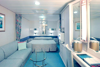 Inside cabin on Rhapsody of the Seas