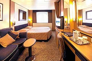 Oceanview cabin on Serenade of the Seas