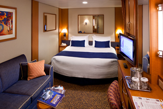 Inside cabin on Serenade of the Seas