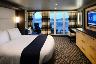 Suite cabin on Ovation of the Seas