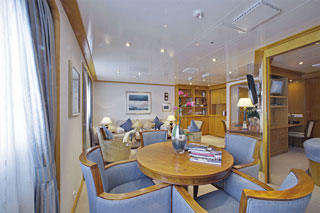 Suite cabin on SeaDream I