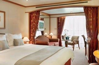 Suite cabin on Silver Shadow