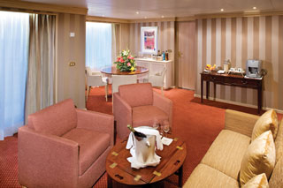 Suite cabin on Silver Wind